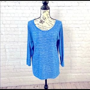 J Crew Lightweight Sweatshirt Blue L